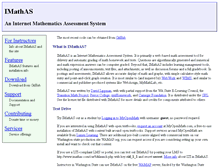 Tablet Screenshot of imathas.com